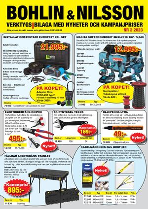 Bohlin & Nilsson Verktygsbilaga - nummer 2, 2023