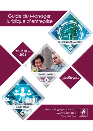 Guide du Manager Juridique 2023