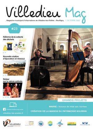 Magazine Municipal Villedieu Mag N° 23 Octobre 2022