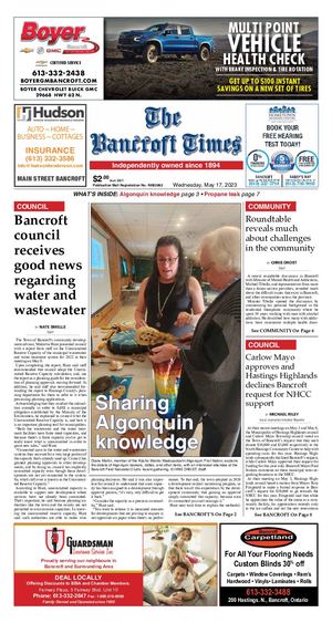 Bancroft Times May 17, 2023