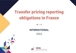 Transfer Pricing Reporting Obligations In France International Gmba 2023