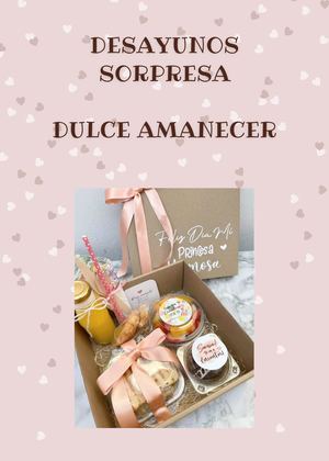 Cartilla Desayunos Sorpresas