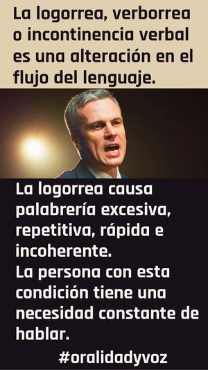 Logorrea o verborrea