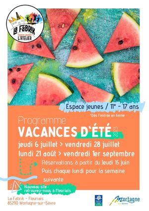 La Fabrik Programme éTé 2023