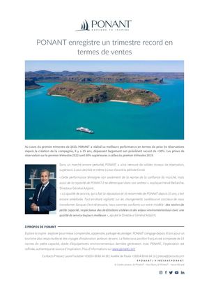 Ponant Communiqué de presse - Espace pro