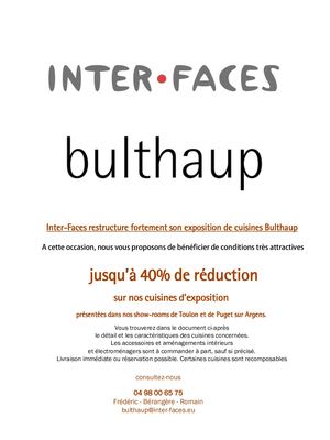-40% cuisines bulthaup Expo