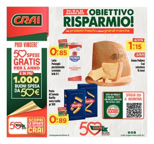 Volantino Crai Regina dal 18 al 28 maggio