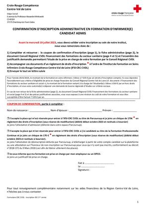 Dossier De Rentrée 1ère Année  2023 2024 Tours Définitif (ID 207398).