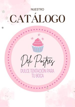 Catálogo DELI POSTRES