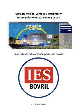 Instructivo Para El Manejo Del Campus Virtual