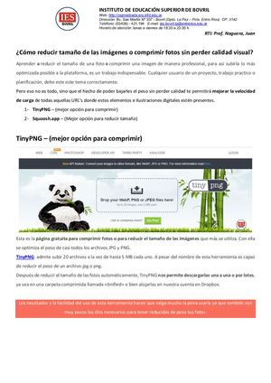 Cómo Reducir Tamaño De Las Imágenes
