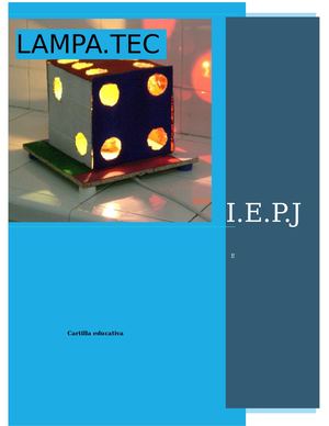 Los Estudiantes Del Grado 7 Hacen Lamparas Caseras