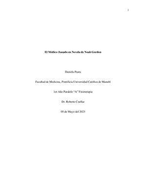 Ensayo Sobre El Médico Pdf