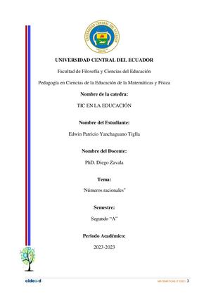 Números Racionales Uce