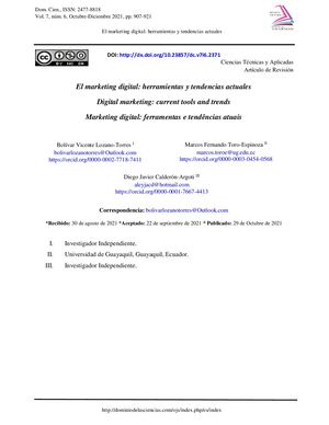 El Marketing Digital