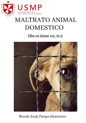 Entrevista Maltrato Animal Doméstico (2)