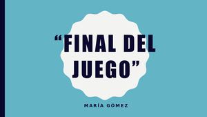 Final Del Juego