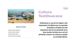 La Cultura Teotihuacana Historia