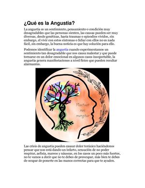 Qué Es La Angustia