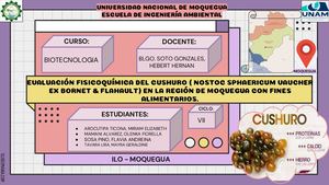Diapositivas Evaluación Fisicoquímica Del Cushuro