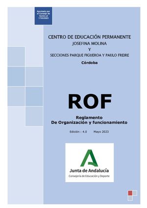 Rof Josefina Molina (Revisión 2023)