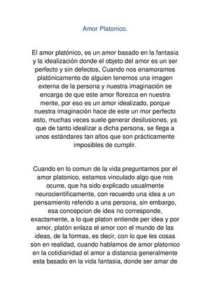 Amor Platonico