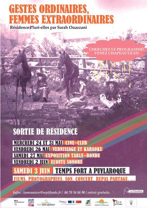 Programme Résidence 22 Mai Au 3 Juin