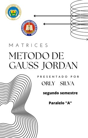 METODO DE GAUSS JORDAN