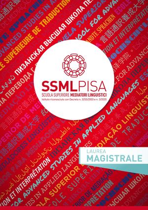 Guida A4 SSML Magistrale in Traduzione e Interpretariato LM-94