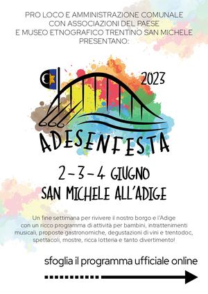 Brochure Programma Ufficiale ADESENFESTA 2023