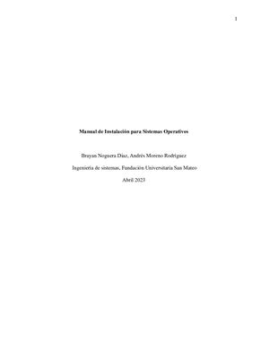 Manual De Instalacion 5 Sistemas Operativos