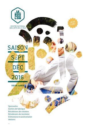 Brochure de saison • sept-dec 2016