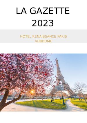 La Gazette 1er Trimestre 2023