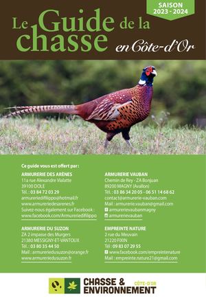 FDC21_2023-2024_guide la chasse en Côte-d'Or