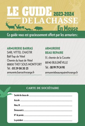 FDC55_2023-2024_guide de la chasse en Meuse