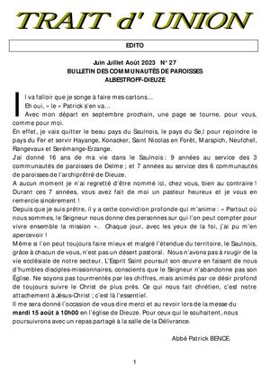 Juin Juillet Août 2023