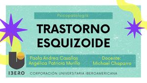 Cartilla Trastorno Esquizoide