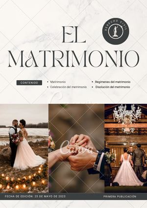 EL MATRIMONIO