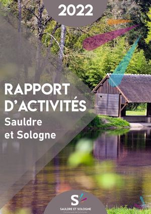 Rapport d'activités 2022 CDC Sauldre et Sologne