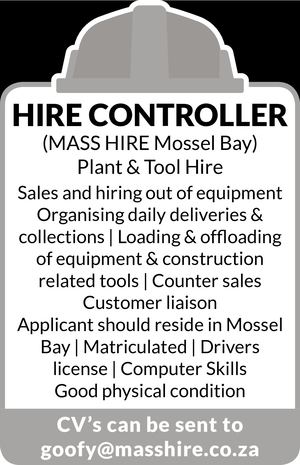 Calaméo - Vacancy Hire Controller