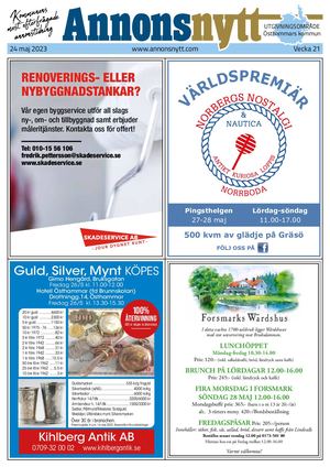 Annonsnytt V21 2023