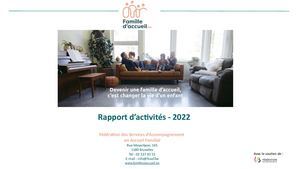 Rapport D' Activites 2022 Lundi 22 Mai