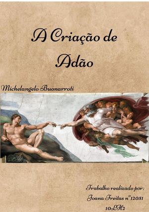 A Criação De Adão - Joana Novais Freitas