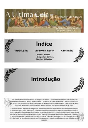 A Última Ceia - Joana Gama