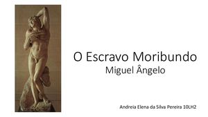 O Escravo Moribundo - Andreia Pereira