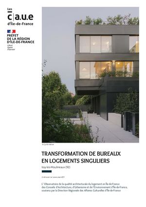 Fiche Observatoire - Analyse d'opération : Transformation de bureaux en logements singuliers à Issy-les-Moulineaux (92)