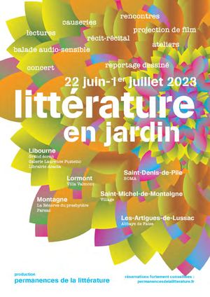 Litterature en jardin - Programme 2023