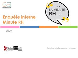 Calaméo - Enquête Interne Minute Rh 2022 Résultatas 2