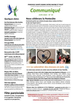 Communiqué N29 Juin 2023