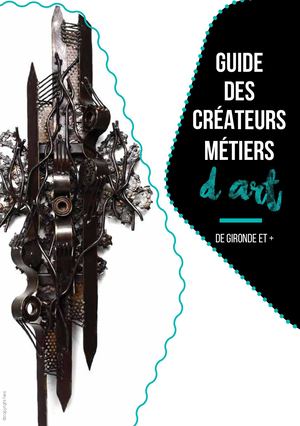 Guide des métiers d'art de Gironde et + 2023-24